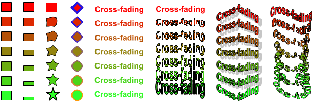 Cross-fading examples