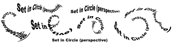 More Set in Circle Examples