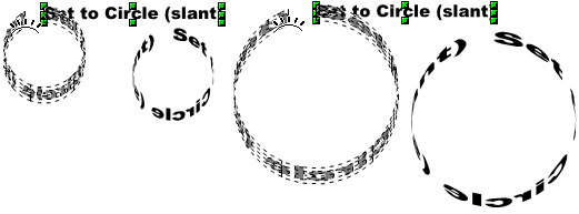 Large Circle vs Smaller Circle